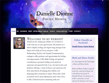 Tablet Screenshot of danielledionne.com